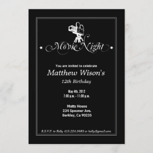 Invitation Soirée cinéma
