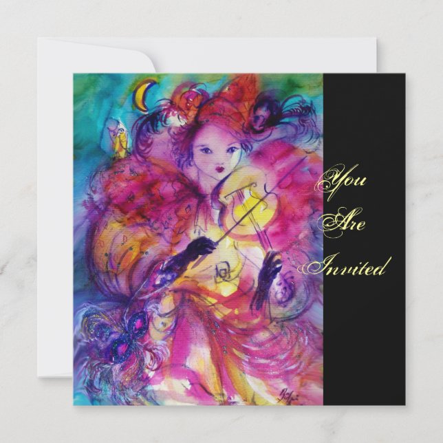 INVITATION SOIRÉE COSTUMÉE (Devant)