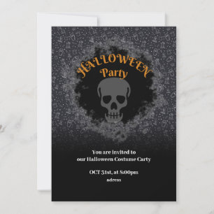 Invitation Soirée costumée d'Halloween pour amis