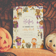 Soirée costumée Fille Halloween fête d'anniversair