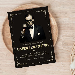 Invitation Soirée costumée Halloween