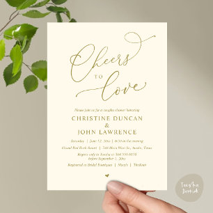 Invitation Soirée d'amour, Soirée Romantique Couples Douche