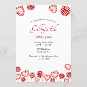 Invitation Soirée d'anniversaire