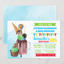 Soirée d'anniversaire de crème glacée