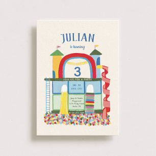 Invitation Soirée d'Anniversaire de enfant de l'aire de jeu i