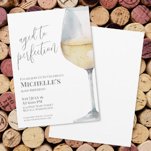 Invitation Soirée d'anniversaire des 60 ans de Wine Simple Si