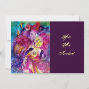 INVITATION SOIRÉE DE BAL MASQUÉ