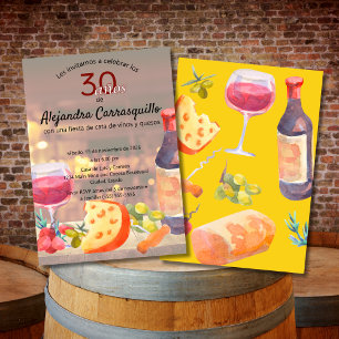 Invitation Soirée de dégustation de vins espagnols et de from
