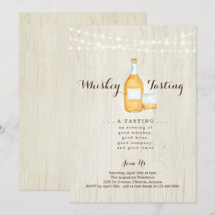 Invitation Soirée de dégustation de Whiskey