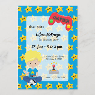 Invitation Soirée de jeu