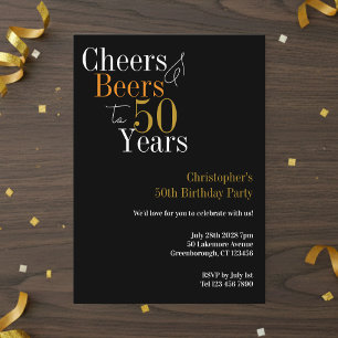 Invitation Soirée de la bière et des coeurs 50e anniversaire