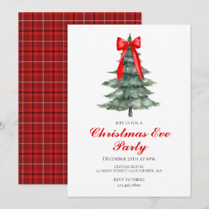 Invitation soirée de l'arbre de Noël