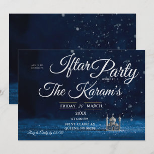 Invitation Soirée de l'Iftar du Ramadan à la Mosquée Elégante