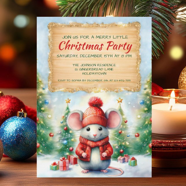 Invitation Soirée de Noël (Créateur téléchargé)