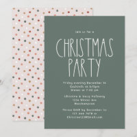 Soirée de Noël Boho Polka Dot