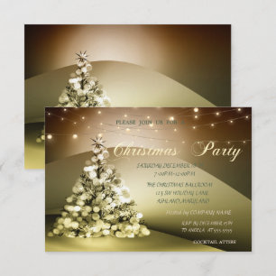 Invitation Soirée de Noël de la Elegant Christmas Tree Compan
