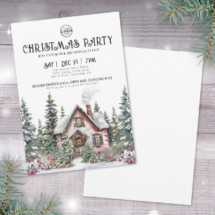 Invitation Soirée de Noël de la Elegant Winter Company