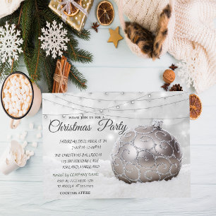 Invitation Soirée de Noël de la White Christmas Ball Company