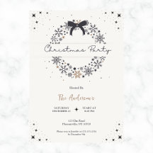 Soirée de Noël Elegant Bow