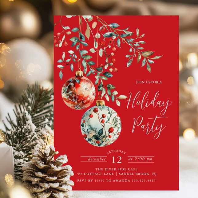 Invitation Soirée de Noël élégante (Créateur téléchargé)