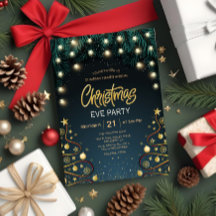 Soirée de Noël Elegante Fête de Fêtes d'entreprise