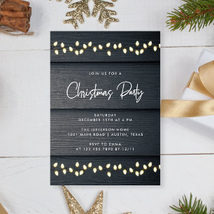 Invitation Soirée de Noël en famille abordable