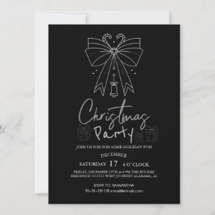 Invitation Soirée de Noël Soirée Soirée de Noël