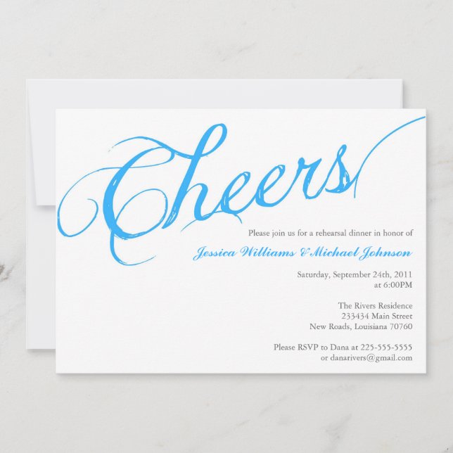 Invitation Soirée des Chefs (Devant)