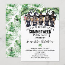 Soirée d'été Witches Girls Pool Bash