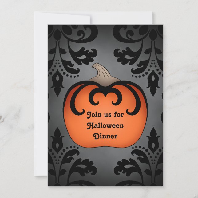Invitation Soirée d'Halloween (Devant)