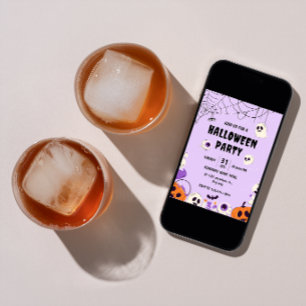 Invitation Soirée d'Halloween d'entreprise Fête de bureau sur