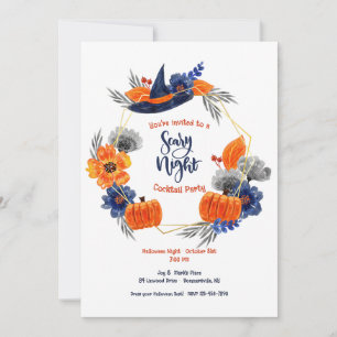 Invitation Soirée d'Halloween effrayant