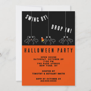 Invitation Soirée d'Halloween mignonne