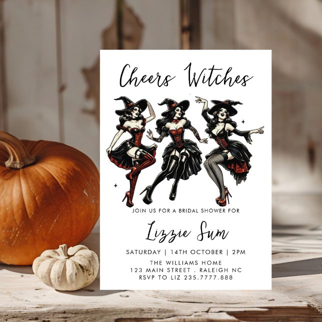 Invitation Soirée d'Halloween pour adultes sorciers (Créateur téléchargé)