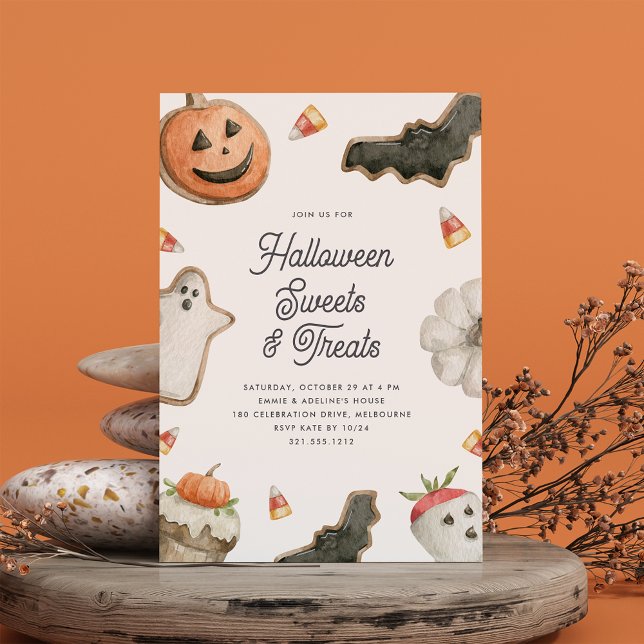 Invitation Soirée d'Halloween pour enfants (Créateur téléchargé)
