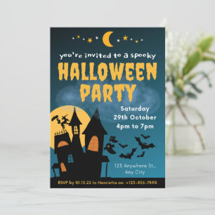 Invitation Soirée d'Halloween pour les petits