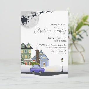 Invitation Soirée d'hiver à Noël