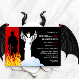 Invitation Soirée Du Ciel Et De L'Enfer