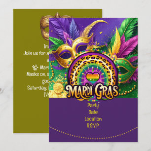 Invitation Soirée du Mardi Gras – Que les bons moments défile