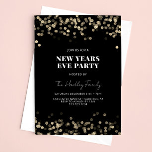 Invitation Soirée du Nouvel An Moderne