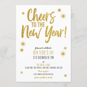 Invitation Soirée du réveillon de l'or