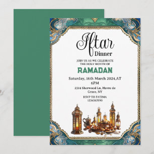 Invitation Soirée Elégante Iftar Ramadan 2025