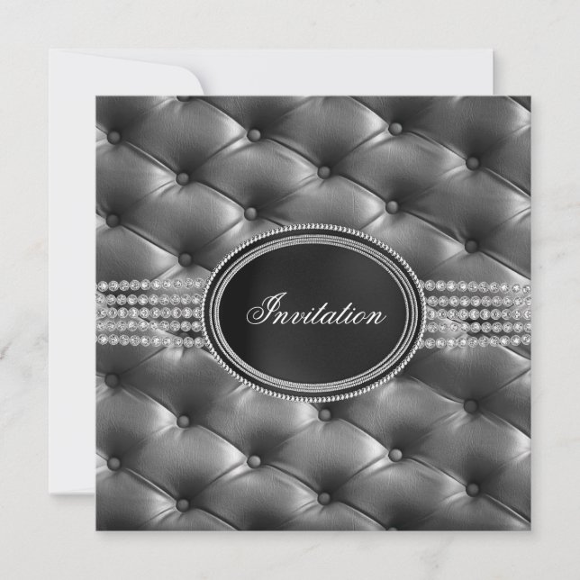 Invitation Soirée en smoking Black Diamond (Devant)