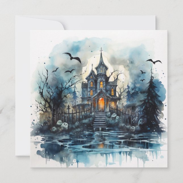 Invitation 👻 Soirée 🥂 Esprits & Esprits ! 🥂 👻 Halloween (Devant)