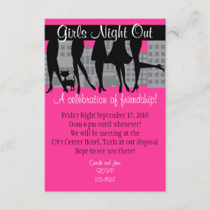 Invitation Soirée Filles Avec Kitty Style A