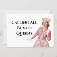 Soirée Funny Bunco Queen Party