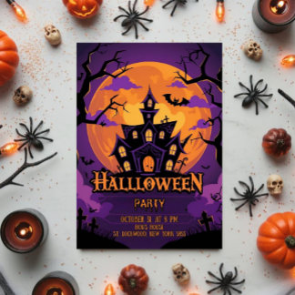Invitation Soirée Halloween Cool 