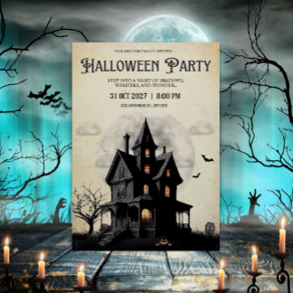 Invitation Soirée Halloween Cool