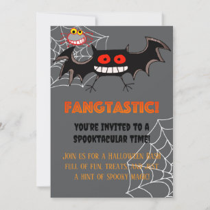 Invitation Soirée Halloween Fantastique et Effrayante
