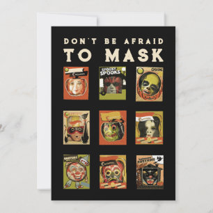 Invitation Soirée Halloween vintage